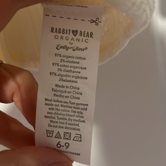 Rabbit & Bear Organic Cream Kids Sweater Set - Picture 5 of 6